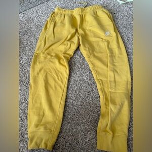 Nike Women's Yellow Track Pants
